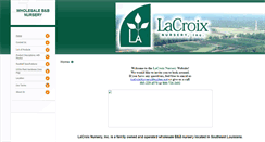 Desktop Screenshot of lacroixnursery.com